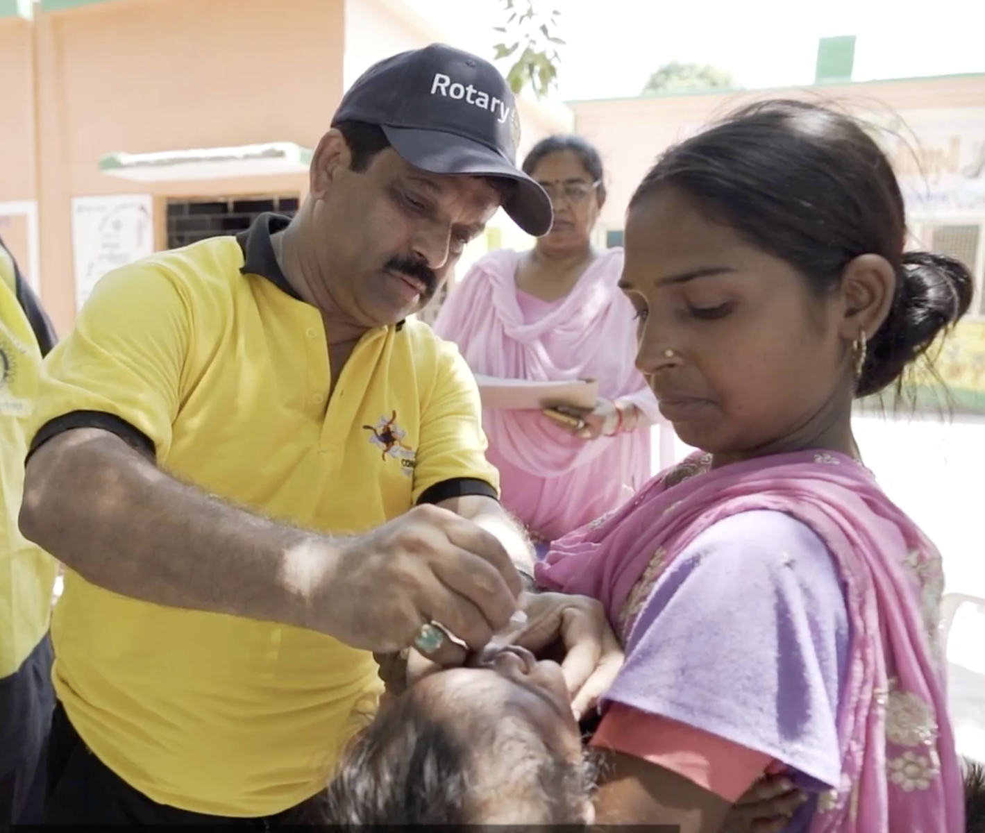 Deelnemer vaccinatie campagne